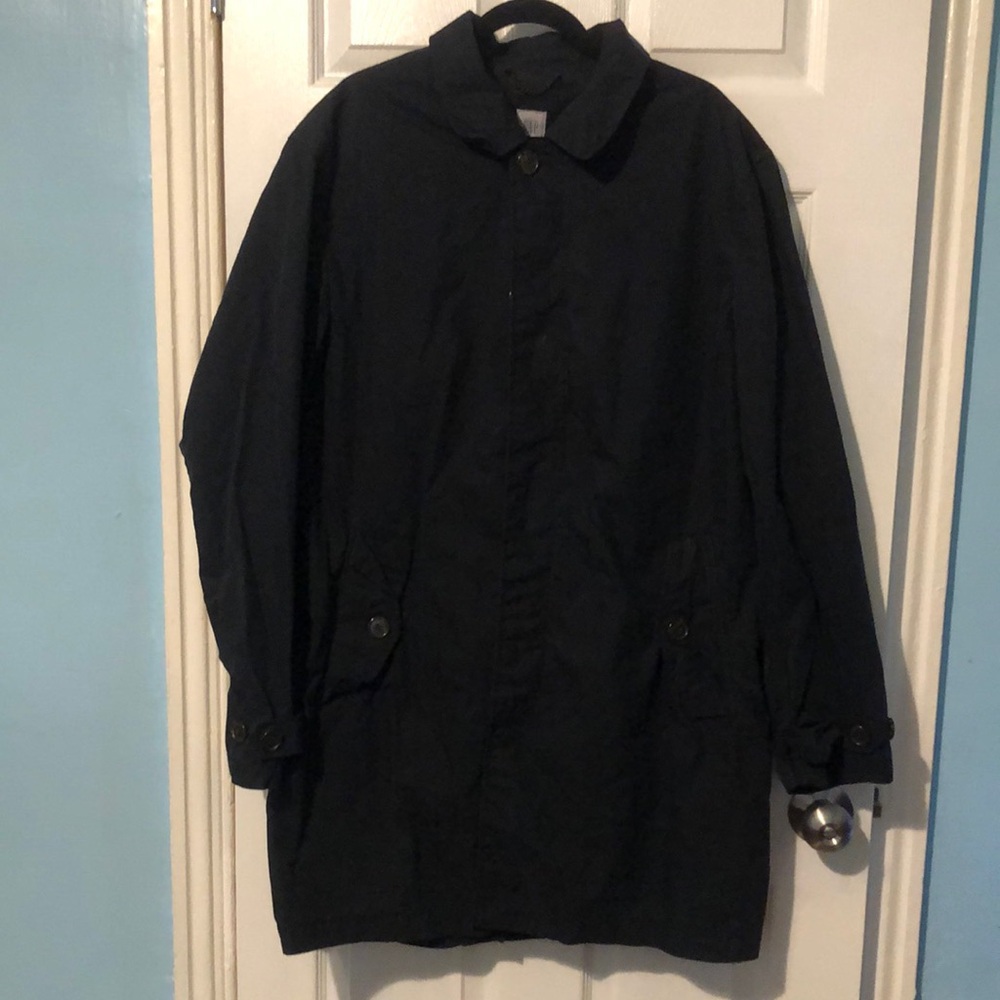 GAP Black Raincoat for All-Weather Protection